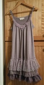 NWOT A'vere Anthropoloy dress-Medium (Lt Purple)